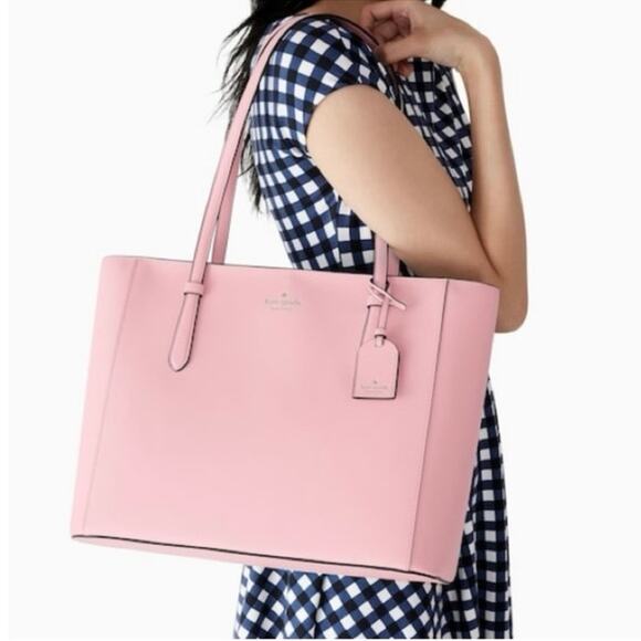 Kate Spade Handbags - NWT Kate Spade Schuler Medium Mitten Pink Tote Bag